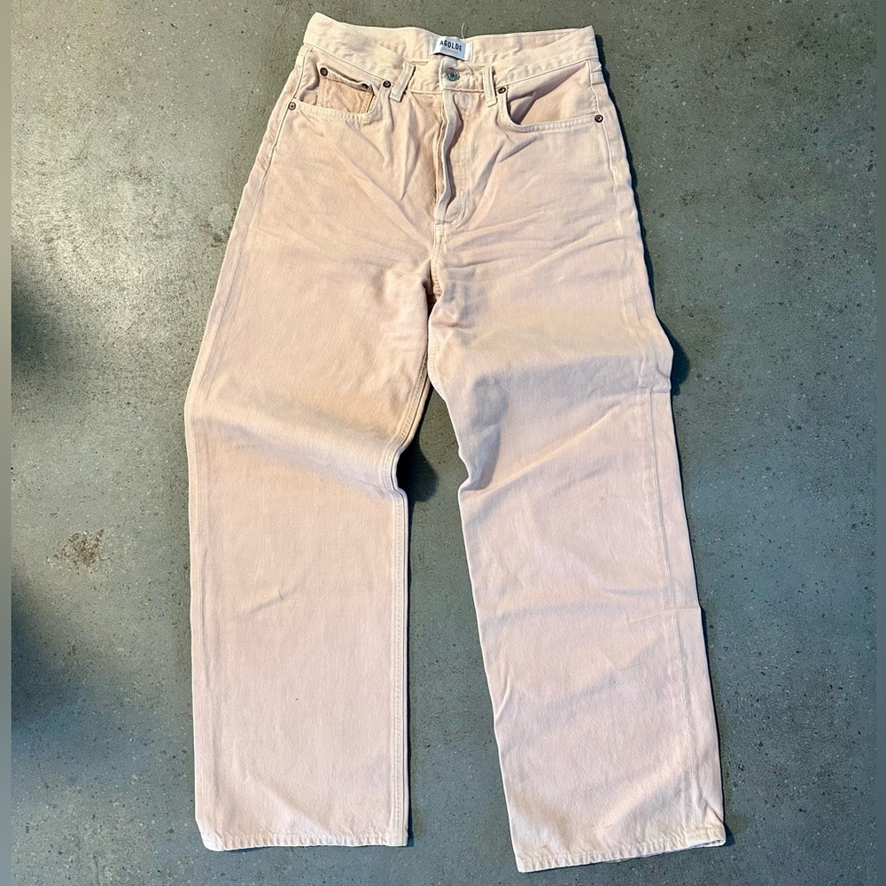 AGoldE low slung baggy 24 Pink Salt